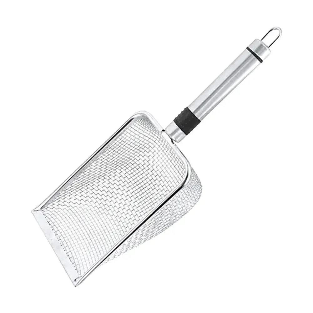 Steel Cat Sand Shovel Fine Pores Pet Poop Shovel for Rabbits Dogs Toilet Cleaning Tools Pets Supplies Q8O7