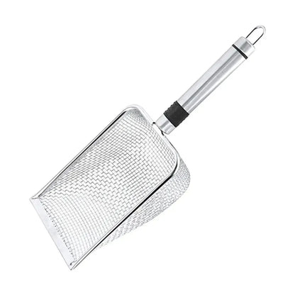 Steel Cat Sand Shovel Fine Pores Pet Poop Shovel for Rabbits Dogs Toilet Cleaning Tools Pets Supplies Q8O7