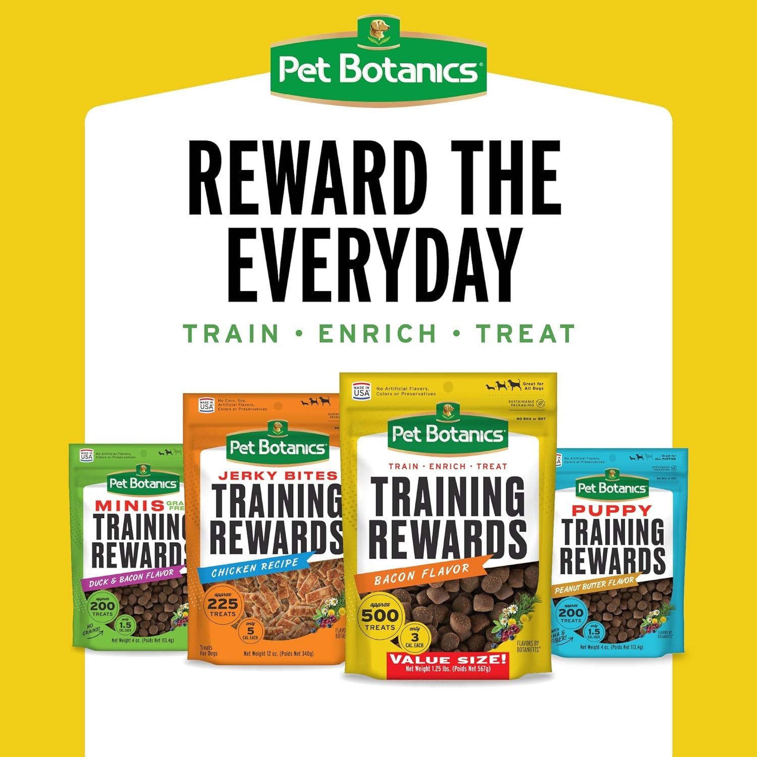 4 Oz. Pouch Training Reward Mini Soft & Chewy, Duck and Bacon Flavor, with 200 Treats per Bag, the Choice of Top Trainers