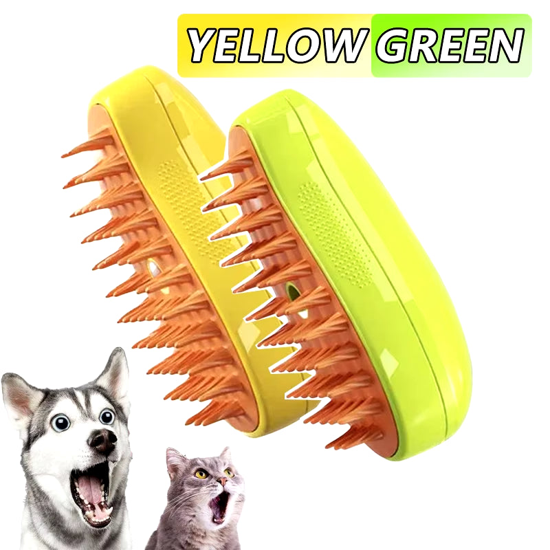 Cat Dog Steamy Brush Steam Brush Electric Sprayer for Massage Pet Grooming Tool Shedding 3 in 1 Electric Sprays Massage Combs